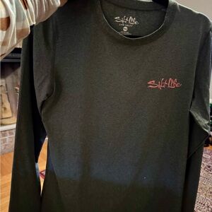 Salt Life Gray Long Sleeve with White Logo